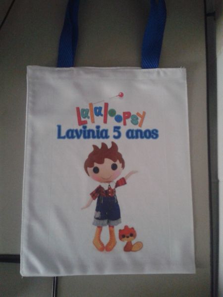 Sacolas Tecido Poliester 30x35 Personalizadas