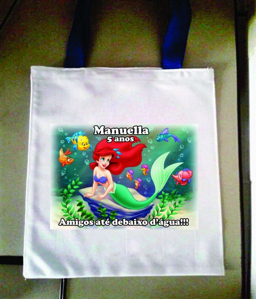 Sacolas Tecido Poliester 15x20 Personalizadas