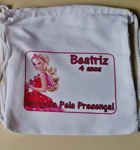 Mochila Tecido Poliester  Tamanho 20x25